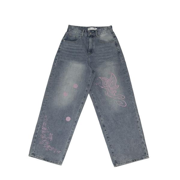 BUTTERFLY DENIM PANTS