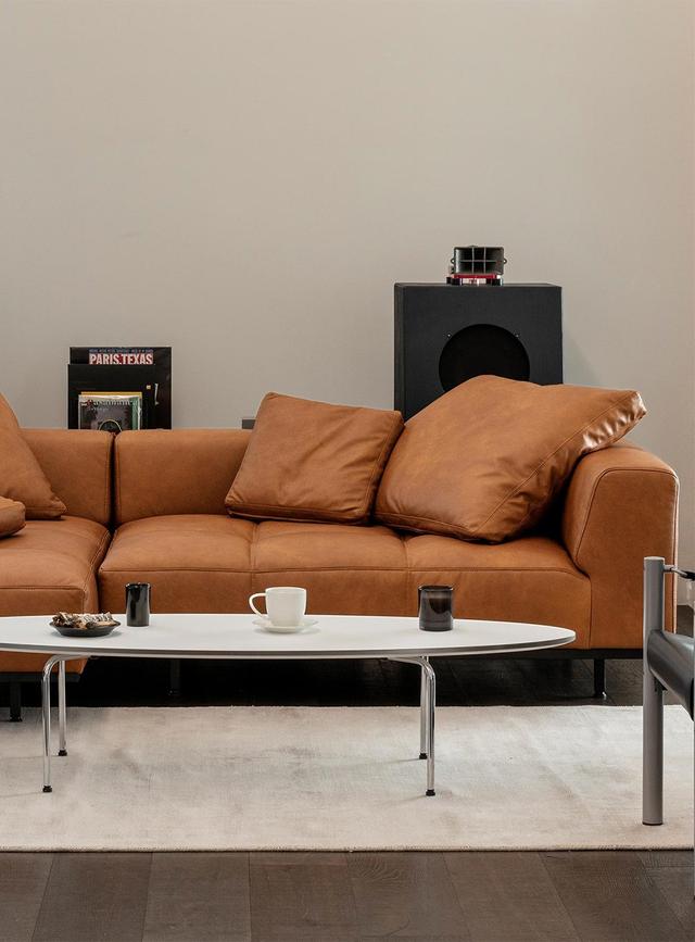 Tartan Sofa - 콤비 레더
