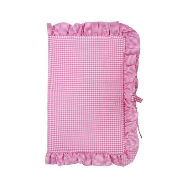 [Refurb] Pillow Pouch (gingham pink/S,M size)