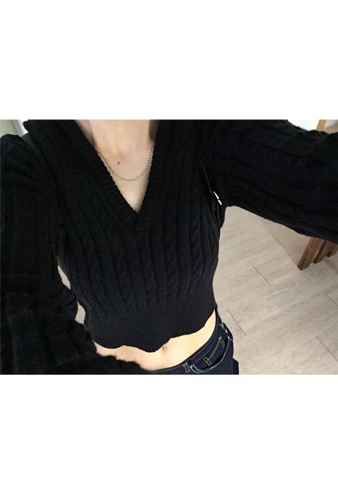 Cable hood knit [2c]