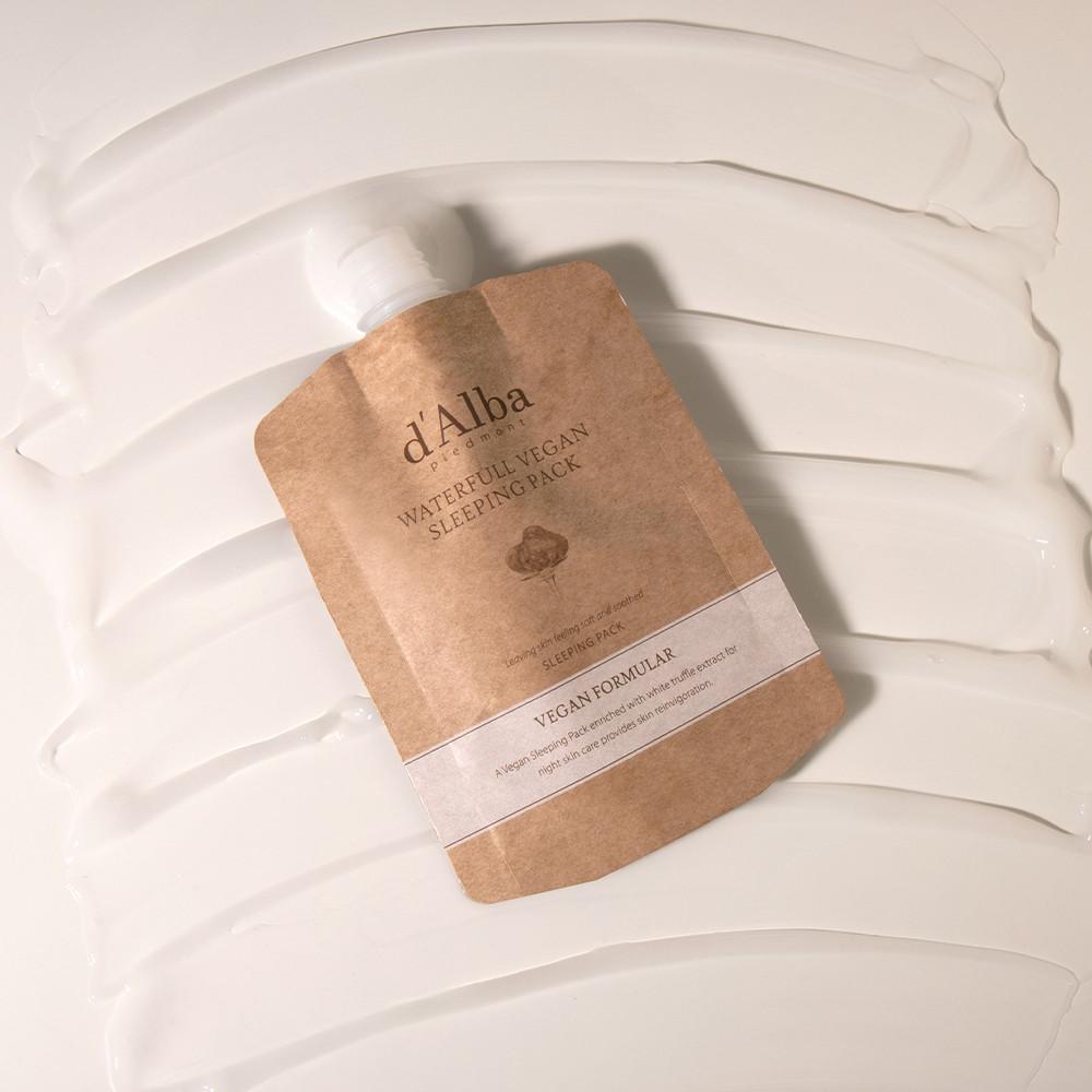 달바 비건 슬리핑팩 60ml / 최대 50% / 대용량 파우치 타입 /수면 수분 폭탄 보습 진정 워터풀 마스크