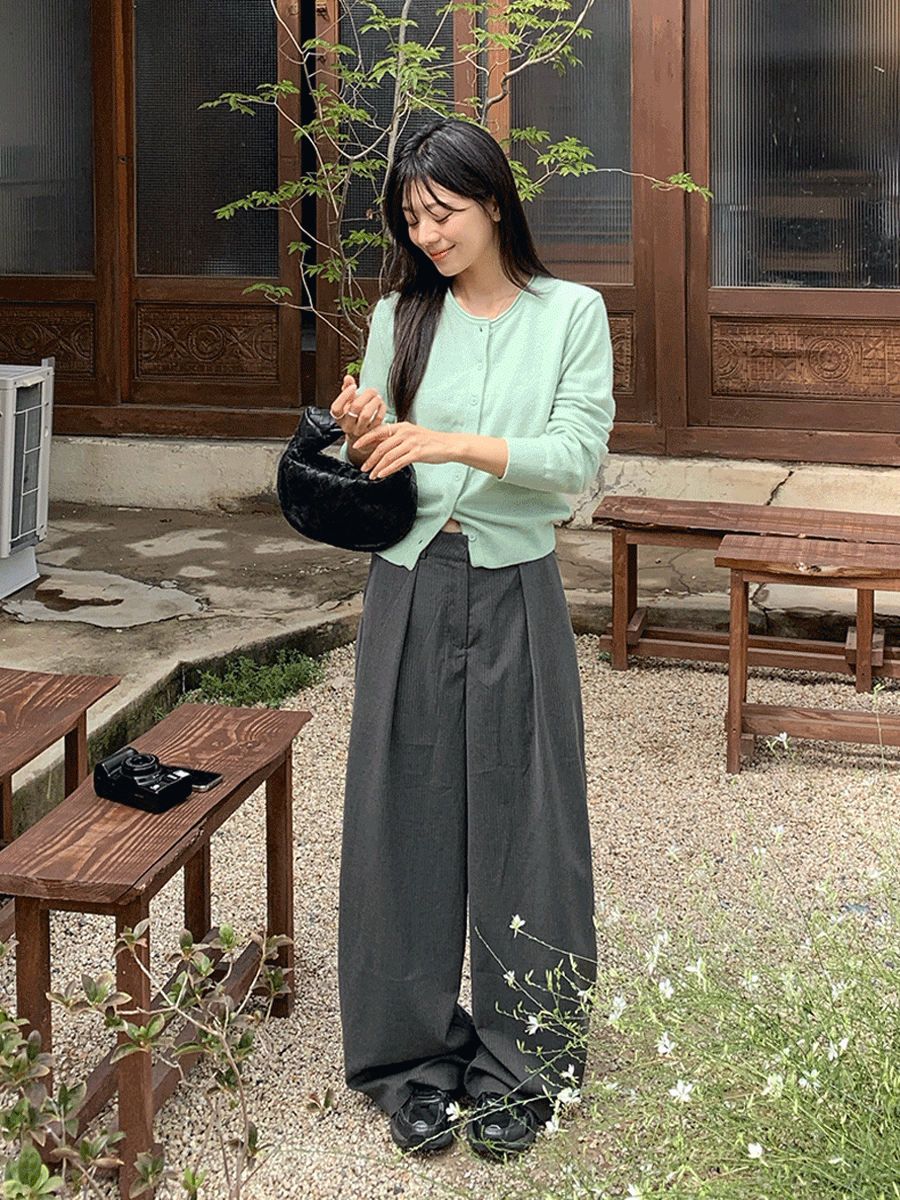 [ MD 추천 ] 프리프 스트라이프 슬랙스