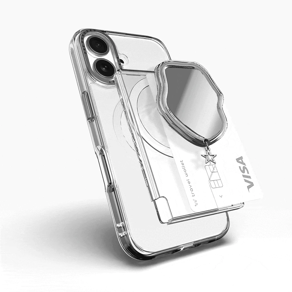 (맥세이프 올인포켓) 미러 스틸 바이브 실버