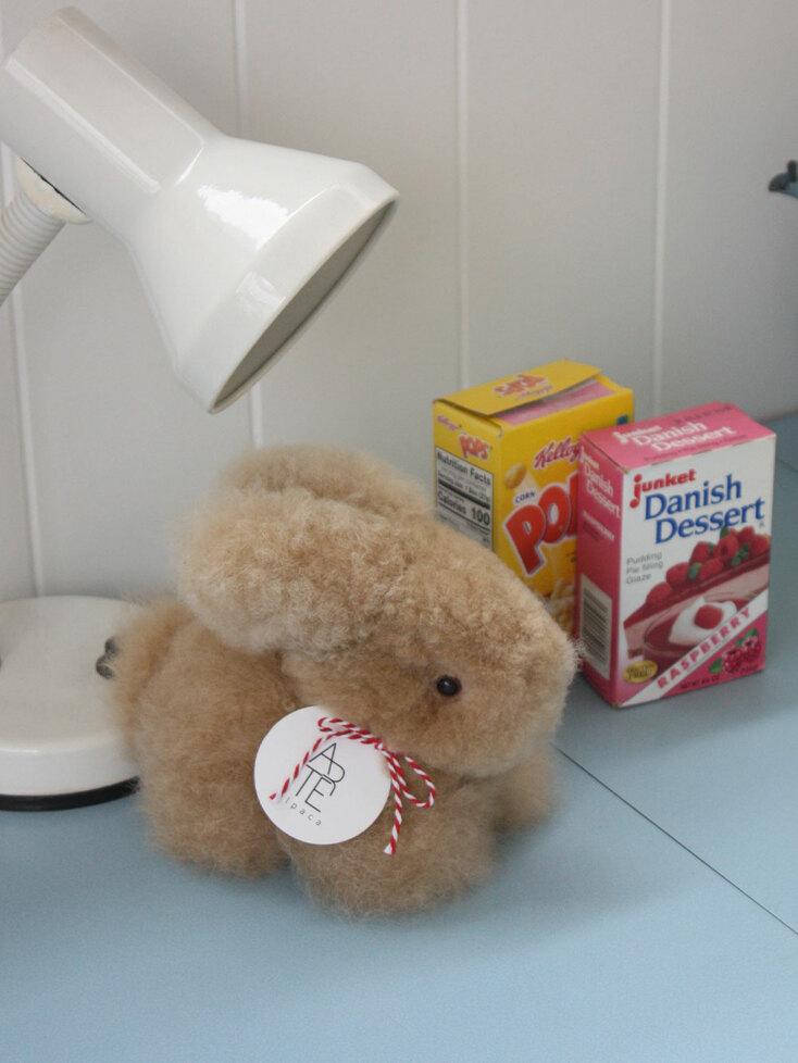 Alpaca fluffy rabbit dolls (M size/4 color)