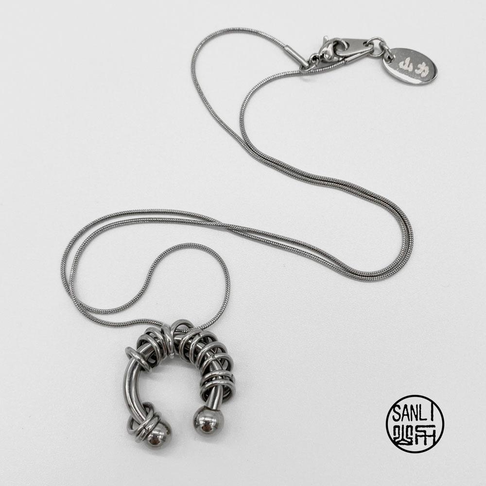 Piercing necklace - snake ver.