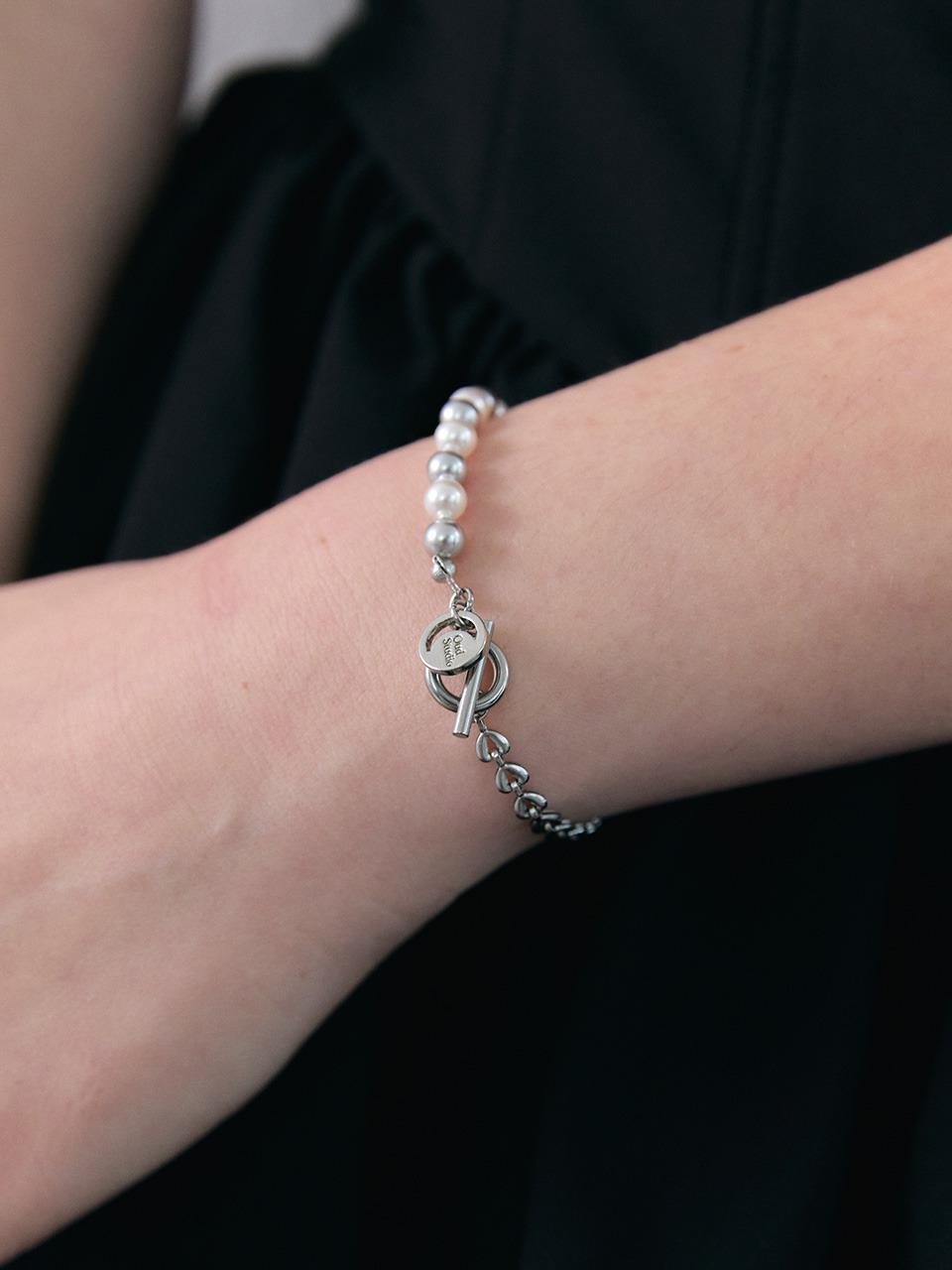 [주문폭주]Mini Heart Pearl Bracelet