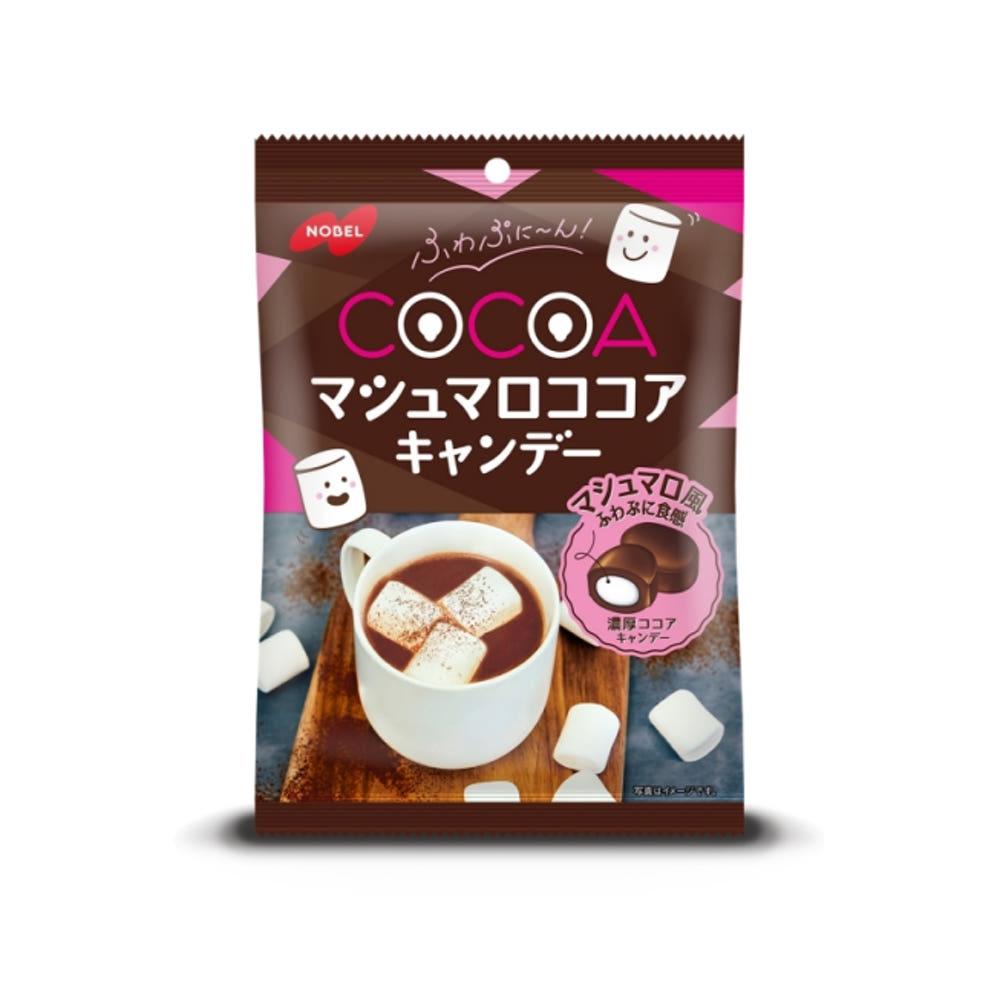 기간한정 - 노벨 [마시멜로 코코아 캔디 70g] / 일본 사탕