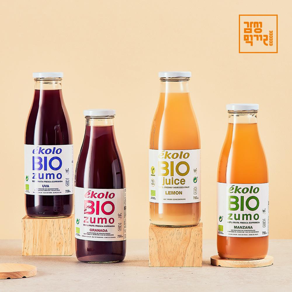 에콜로 유기농 레몬즙 750ml 외 5종 주스 레몬 원액 NFC 착즙 레몬쥬스