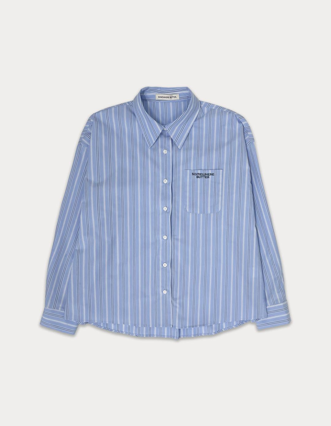 [Release 15%] Classic stripe shirt - light blue