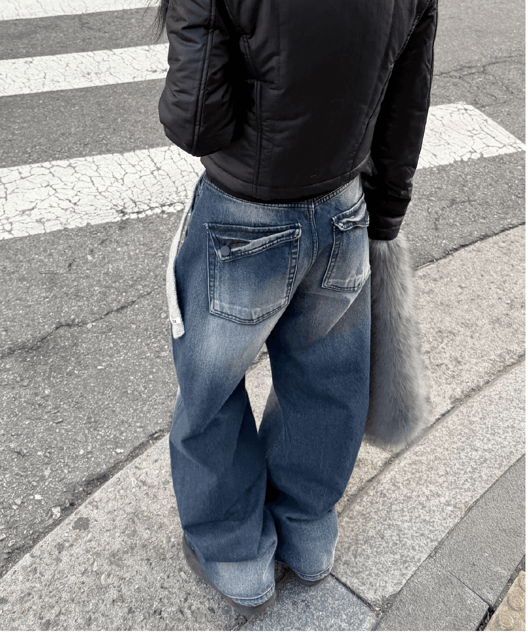 모드니치 UNBAL POCKET DENIM