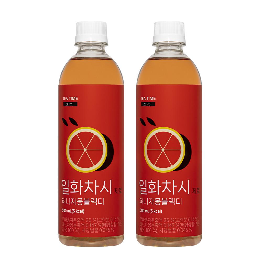 일화차시 제로 허니자몽블랙티 500ml X 20pet [원산지:상세설명에 표시]