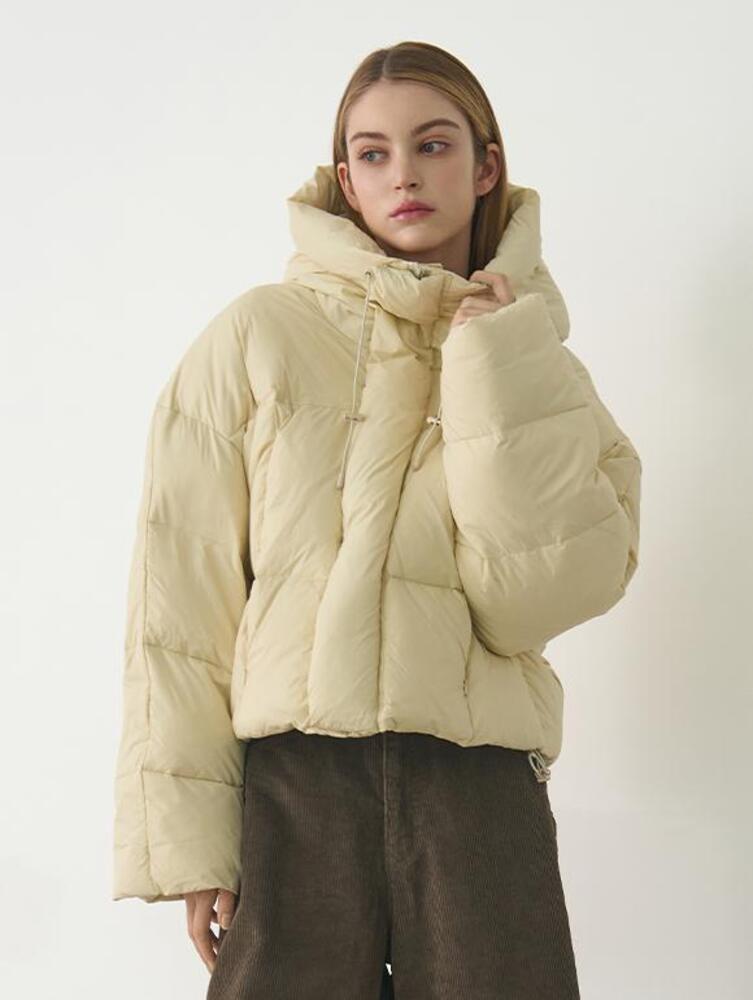 [V.N.C] 후디드 덕다운 푸퍼 패딩 점퍼(VABDOH1)