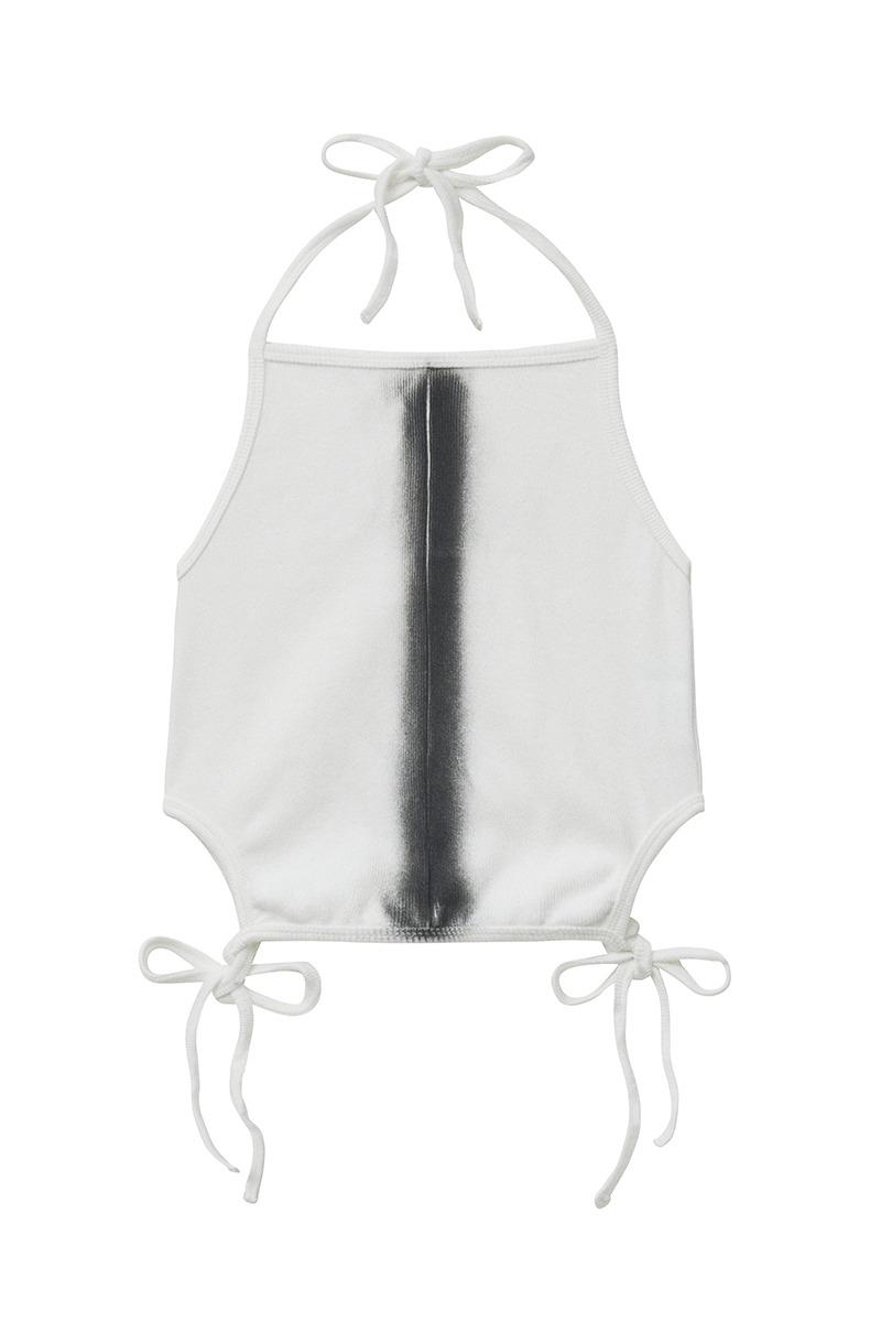 line sleeveless (white)