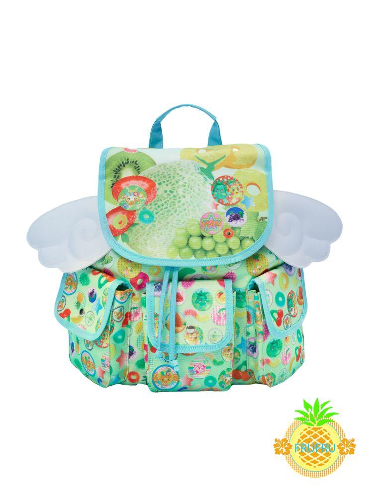 Fruit Print Cute Wings Backpack【s0000013162】
