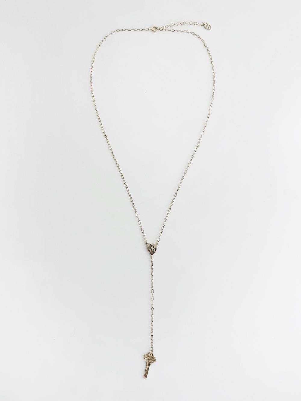 Small Key Y-Drop Necklace / 2color