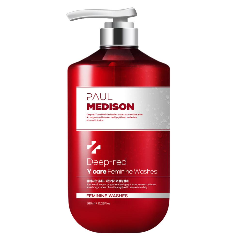 폴메디슨 딥레드 여성청결제 여성세정제 저자극 약산성 Y존 케어 510ml, 1개