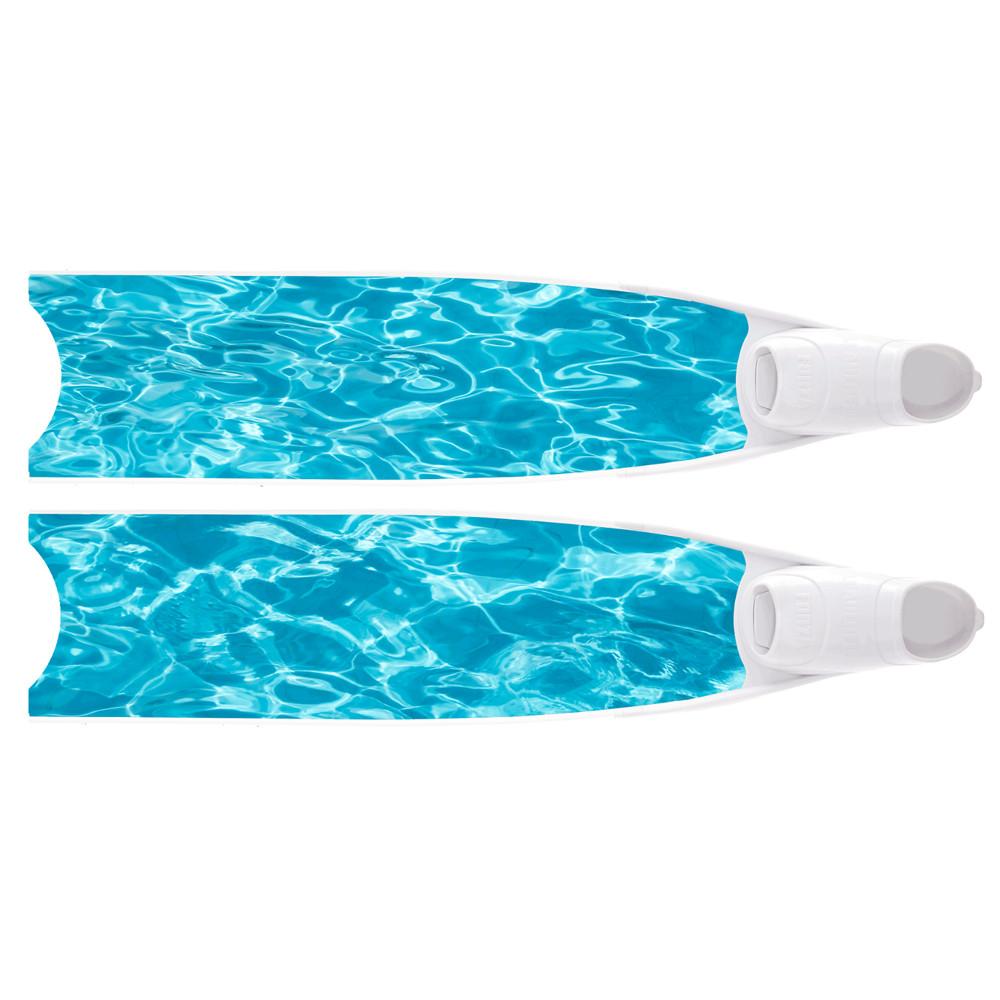 리더핀 블루웨이브 퓨어카본 BLUE WAVE 프리다이빙 롱핀 핀 Leaderfins 100% [사이즈 교환가능]