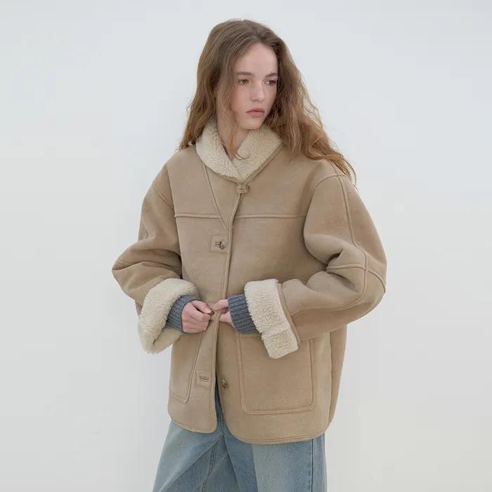 [3차/예약배송] Shearing mustang (beige)