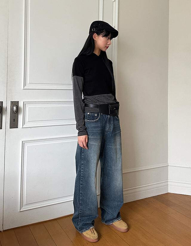 [UNISEX] 5052 wide jeans