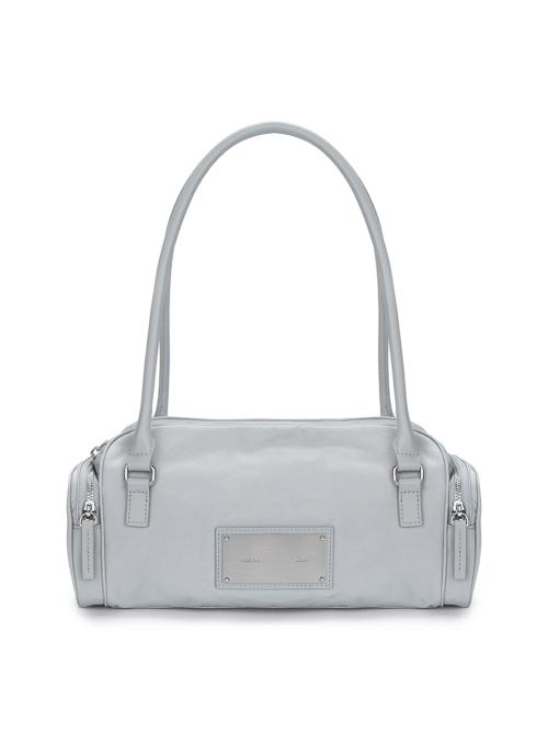 NYLON BOSTON BAG IN GREY
