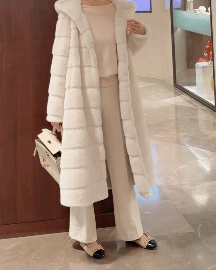 (U.C)친칠라 에코 후드코트(2 col)