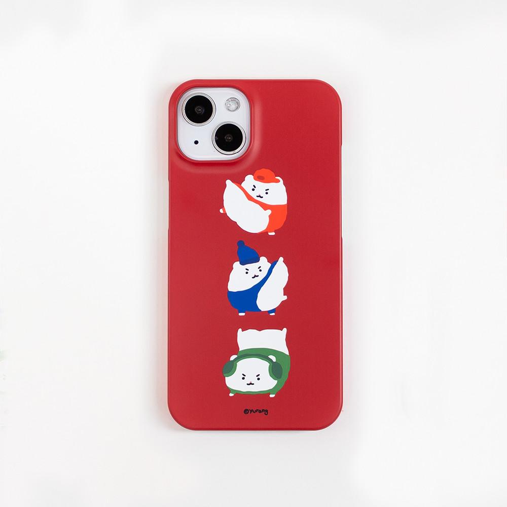 핸드폰케이스 힙합 망그러진 햄터 스마트폰 하드케이스