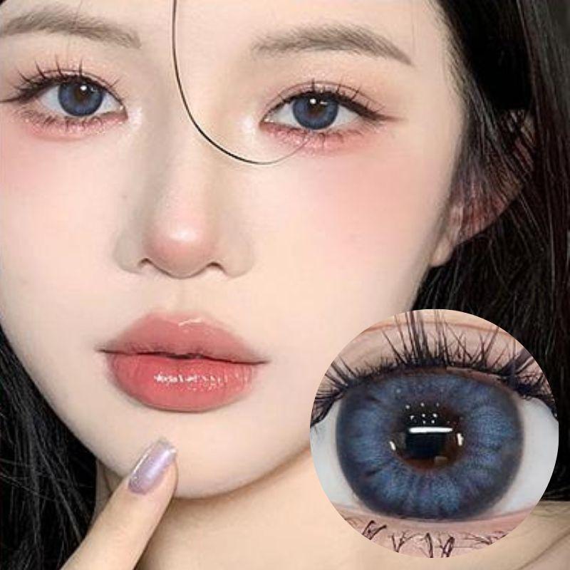 Noble Saxe Blue 14.5mm Contact Lenses(6 months wear)