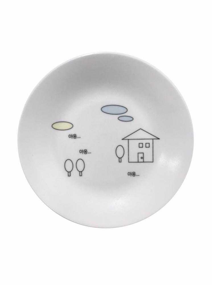 도자기방앗간 We have a welcome guest plate