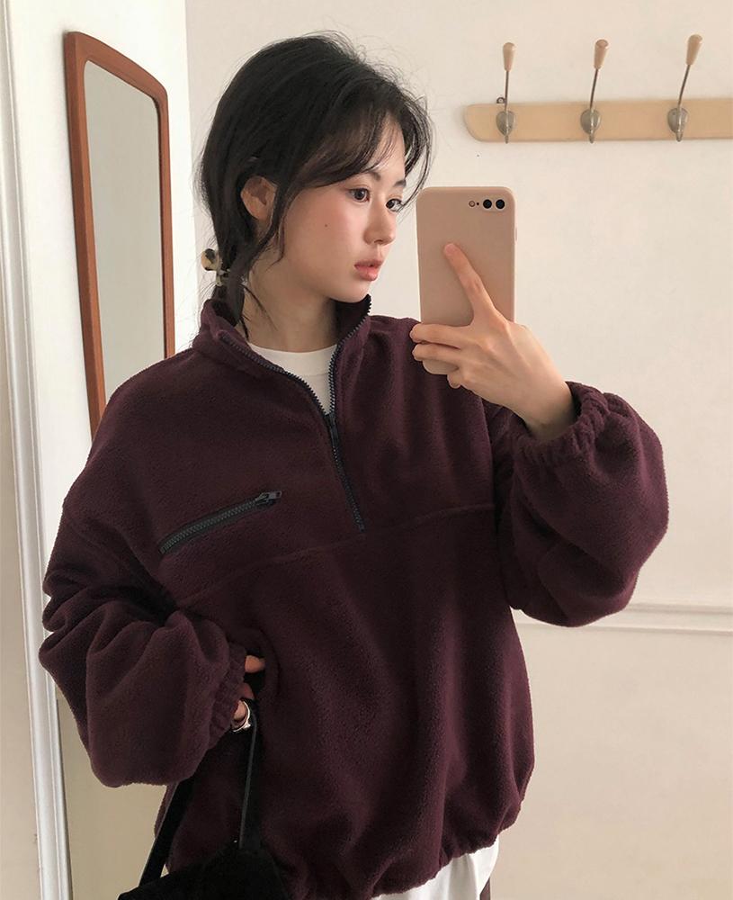 메이비베이비 Sophomore Fleece Pullover  (2colors)  (예약주문 11/28이후 순차발송)