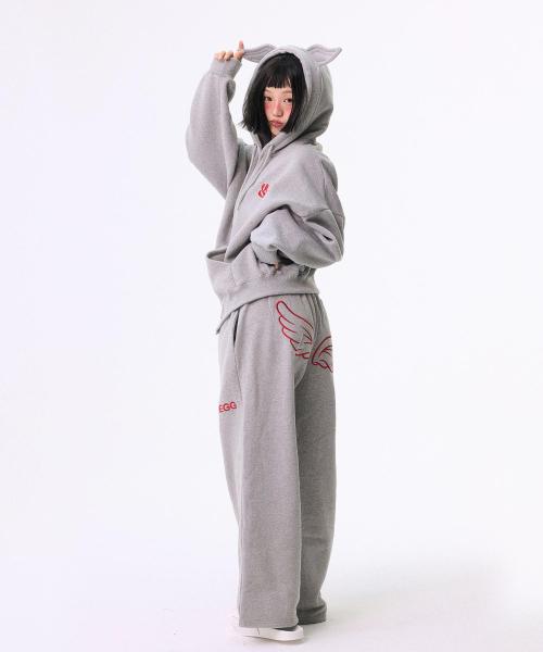 윙 팬츠 그레이