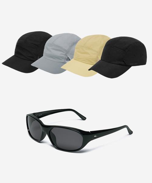 [SET] DEV:5 CAP 01 SUNGLASS CUT BALLCAP & SUNGLASS (4 STYLE)
