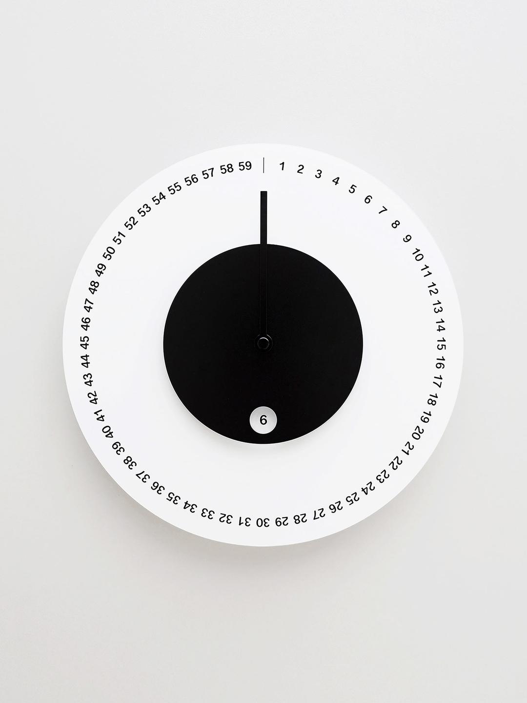 Foam Wall Clock (White)