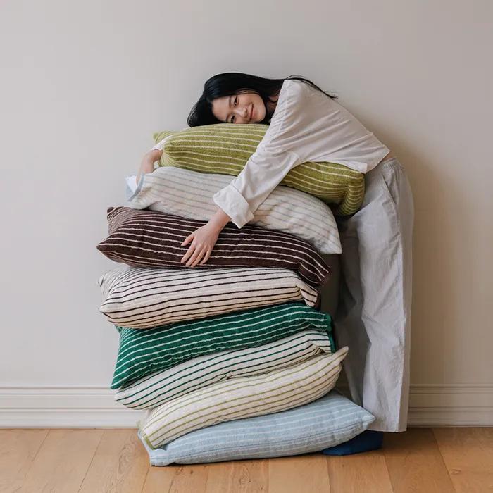 [29cm 단독] [1+1] 포근 모달 타올 베개커버 자루형 숲숲/쿠키/올리브/소다