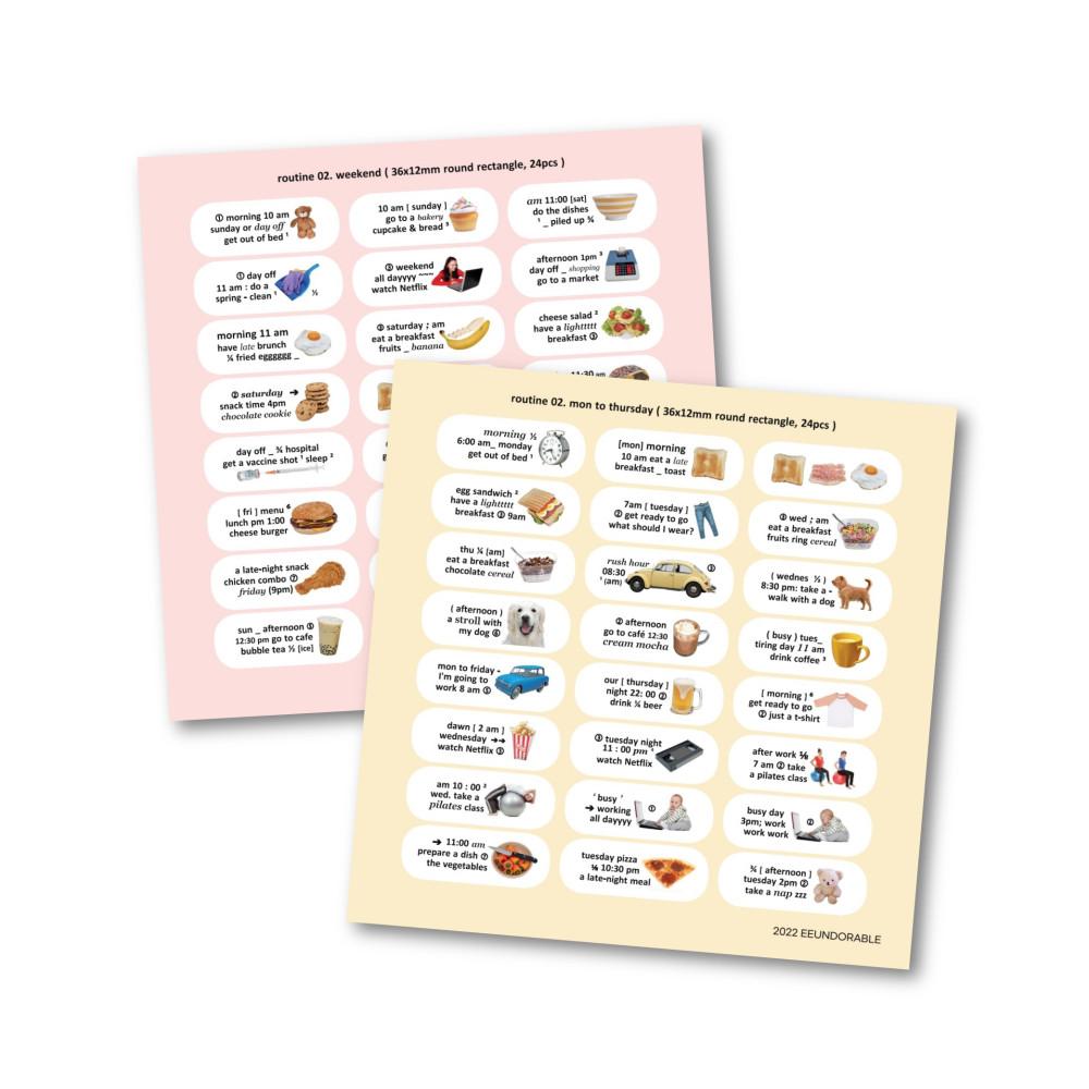 routine pans sticker