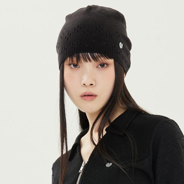 SCASI WEAVING BEANIE_BLACK