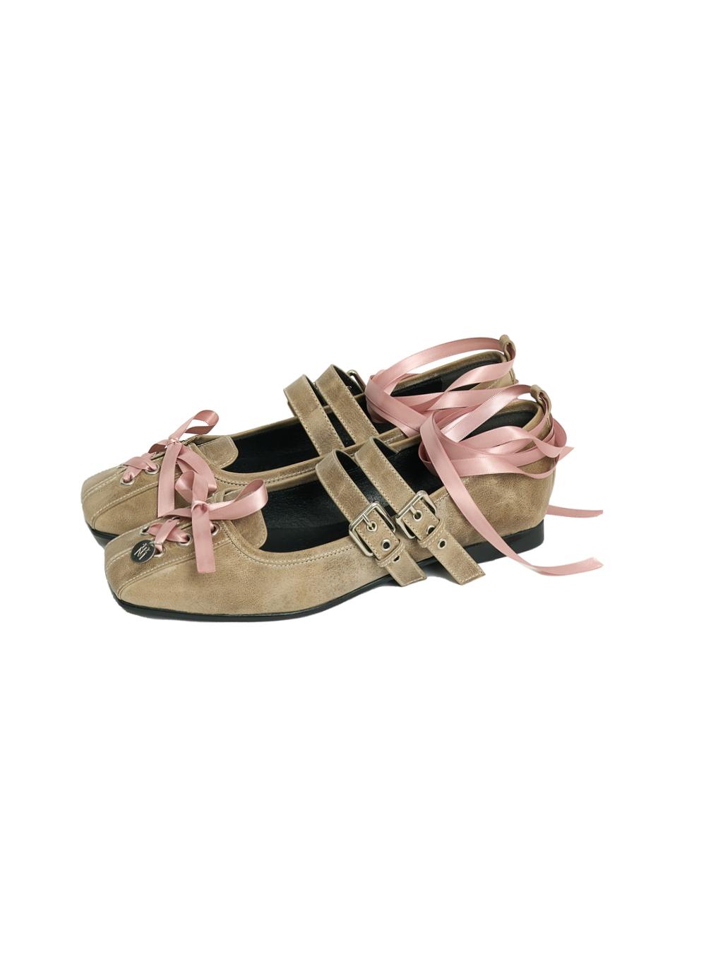 [WOMEN] BALLERINA FLAT_STONE