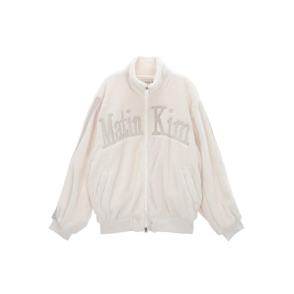 TEDDY FLEECE JUMPER IN IVORY