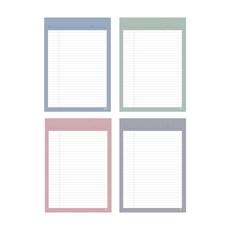 아이비스 7mm 줄 노트패드 B5 11710 4종 세트