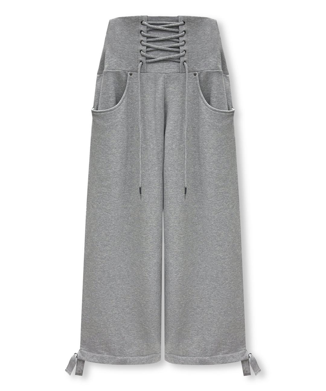 F/NO.14 WIDE LACE-UP SWEAT PANTS