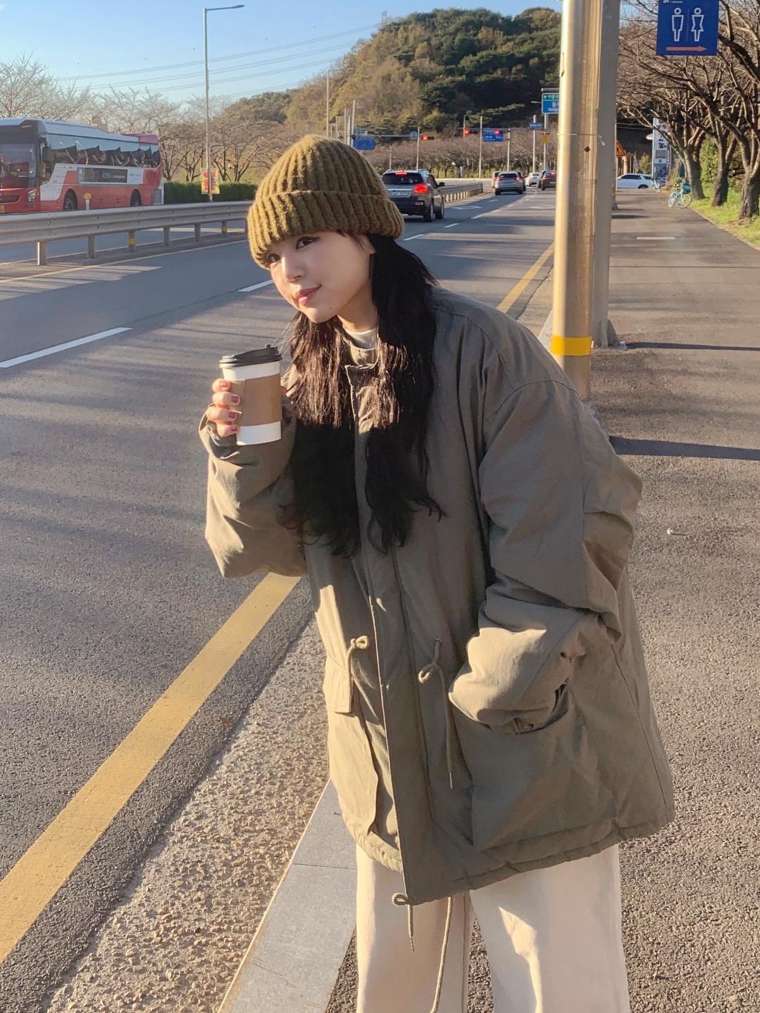 피쉬 오버 야상 패딩 (2 color)