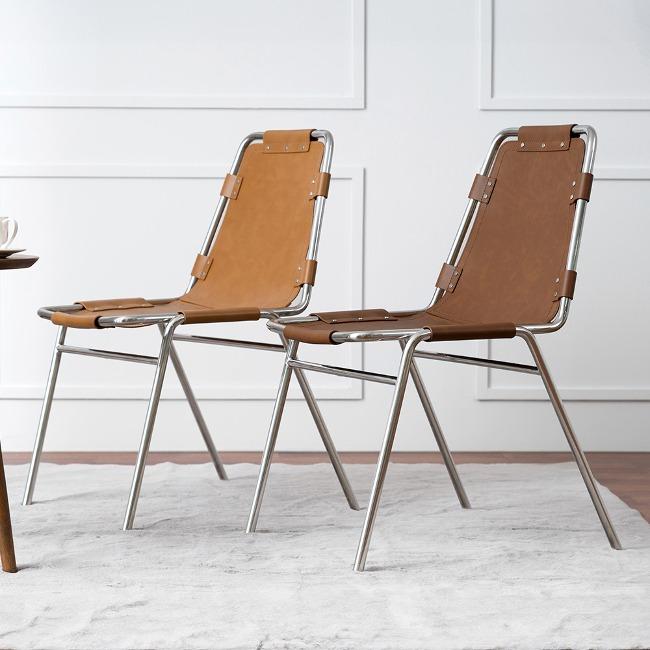 더티체어 | 쇼룸 카페의자 인테리어의자 매장의자 가죽 철재 매장의자 피카소가구 | P9765 | AJ1209