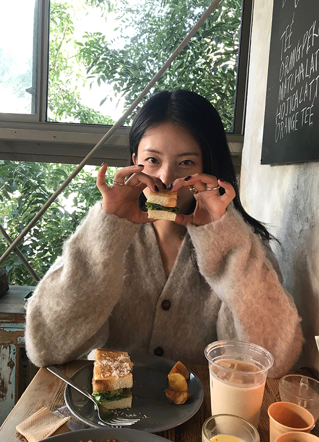 유이니 [얼리어텀🍂] Brush fur cardigan (5color)