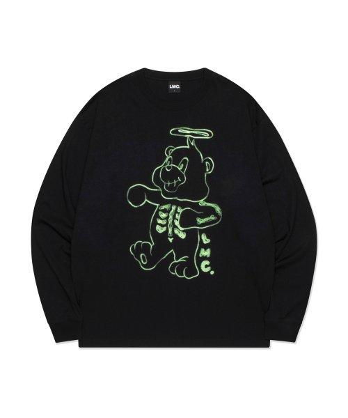 SCARY BEAR LONG SLV TEE black