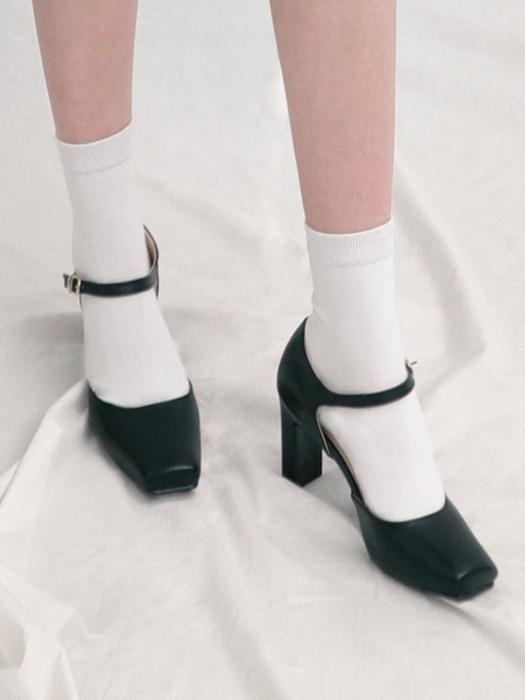 6/8cm 스트랩 스퀘어토 메리제인 펌프스힐 제시(CW0010)