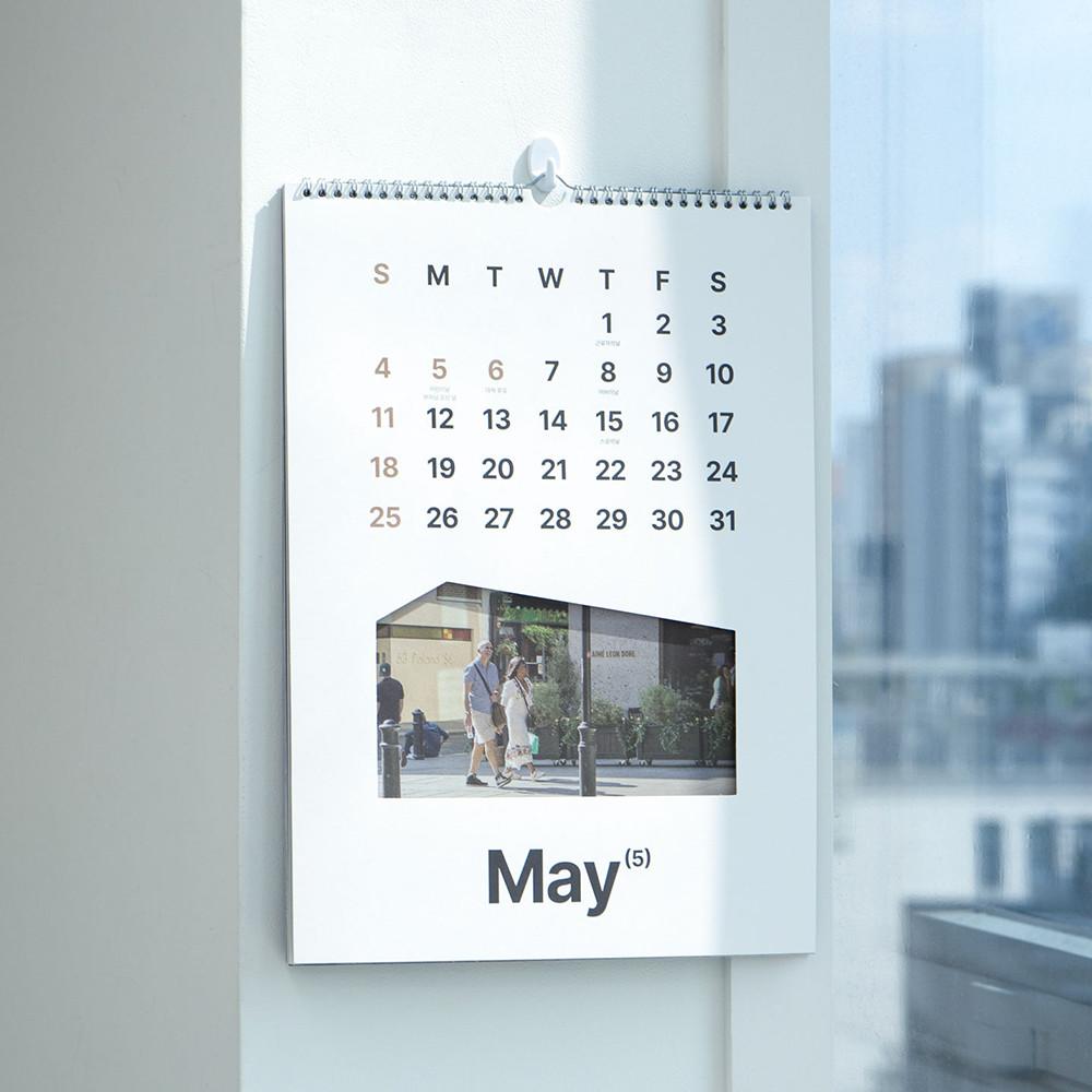 루카랩 2025 스크랩 더 모먼트 벽 캘린더 ver.3 포스터 인테리어 달력