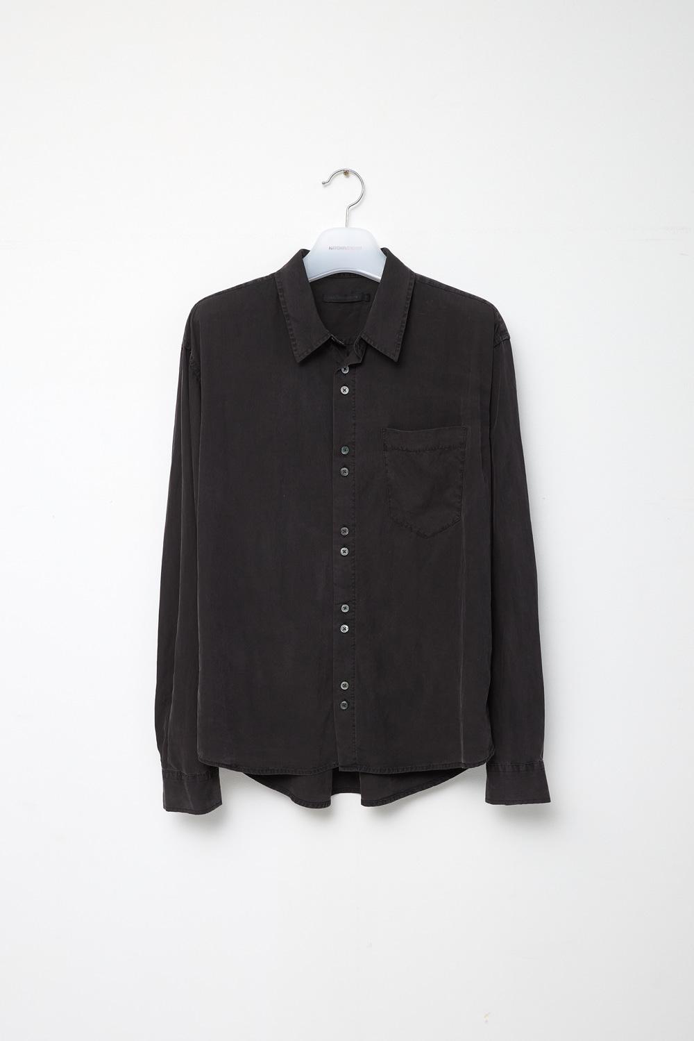 Rana Shirt Over Dyed Charcoal