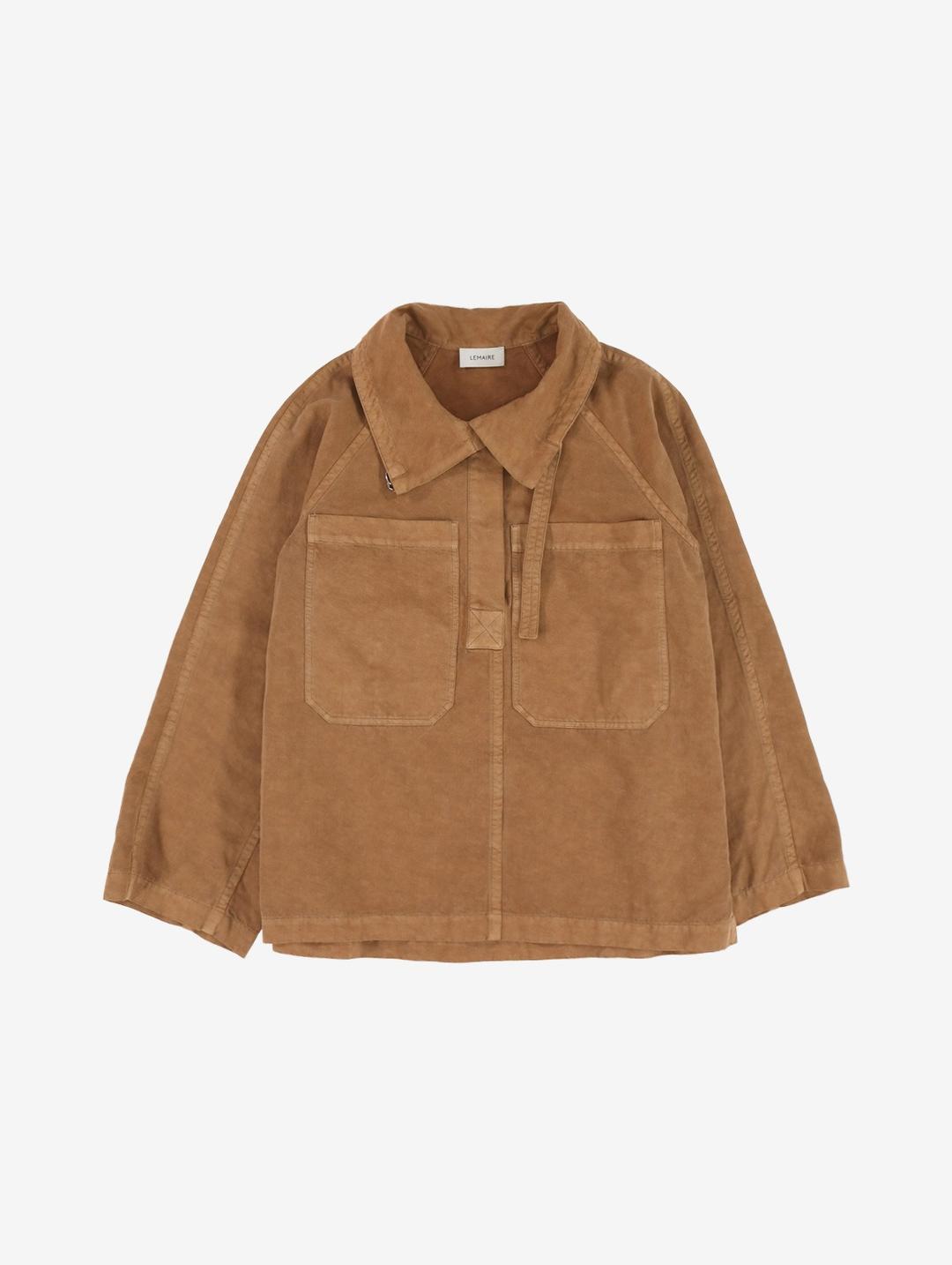 OVERSIZE JACKET IN NAT TERRACOTTA