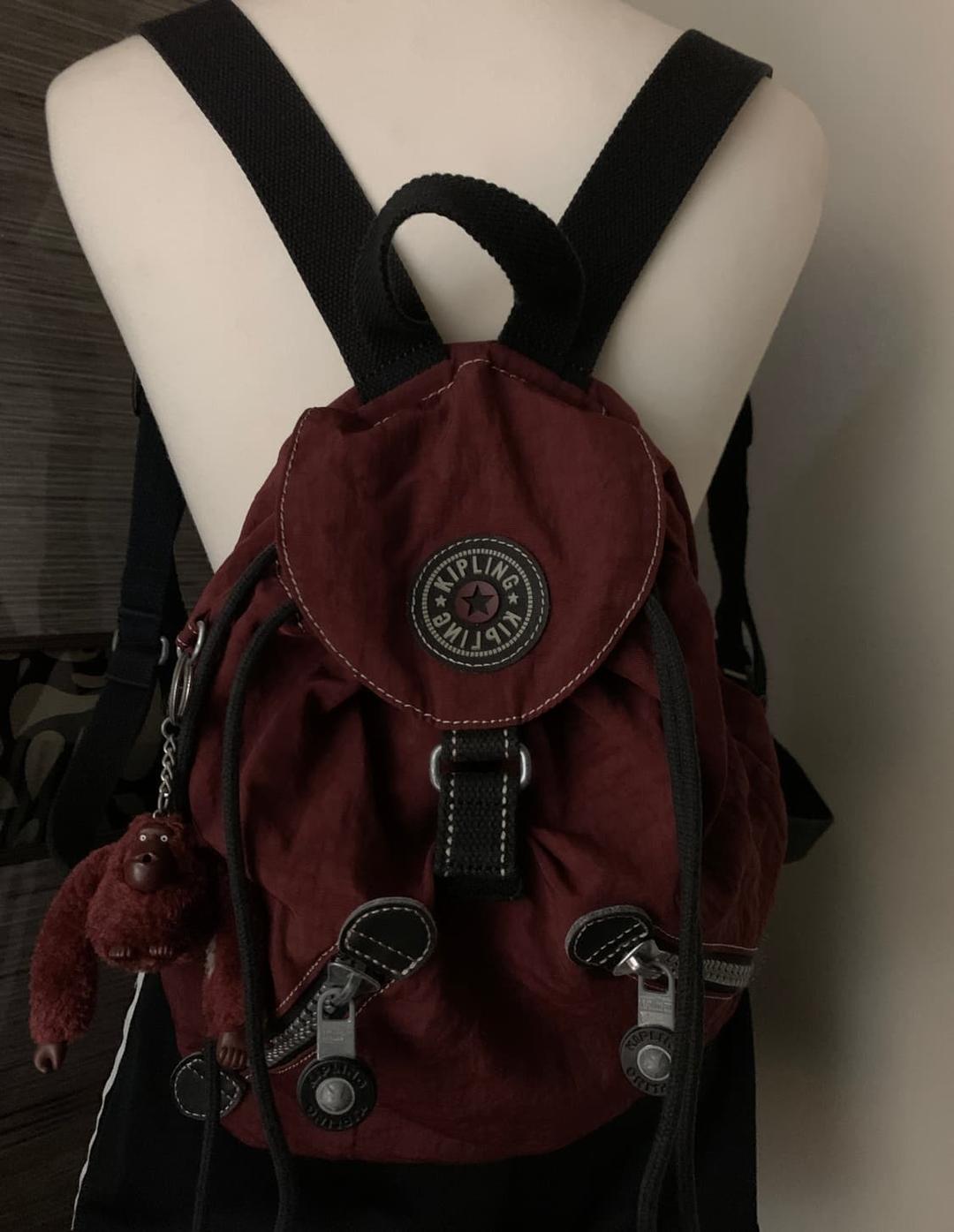키플링 버건디 백팩 | 후루츠패밀리