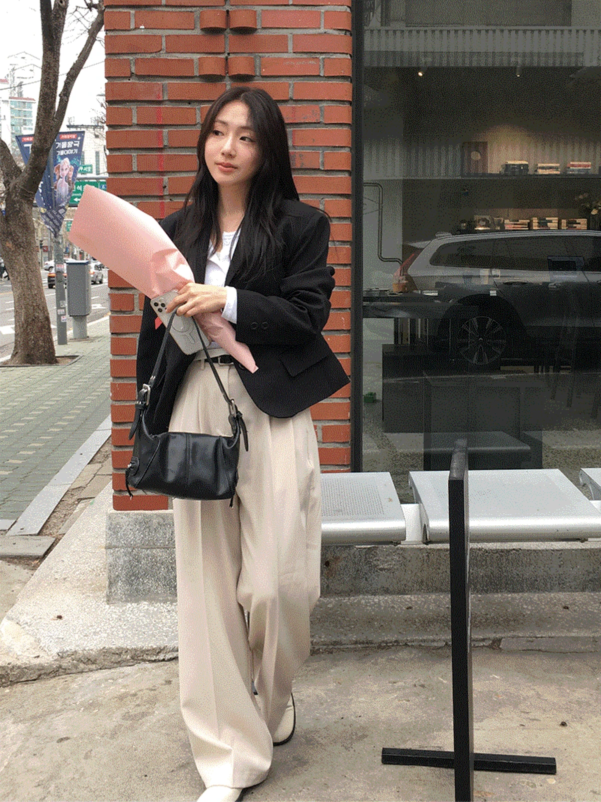 [short,basic,long]문스 비죠 투턱 와이드 슬랙스