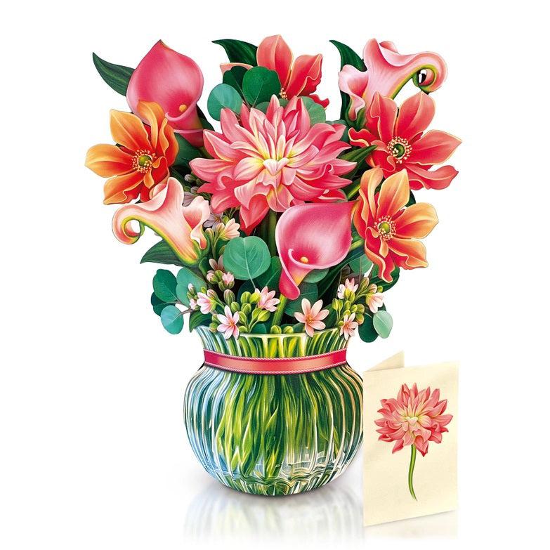 Dear Dahlia Pop-up Notecard